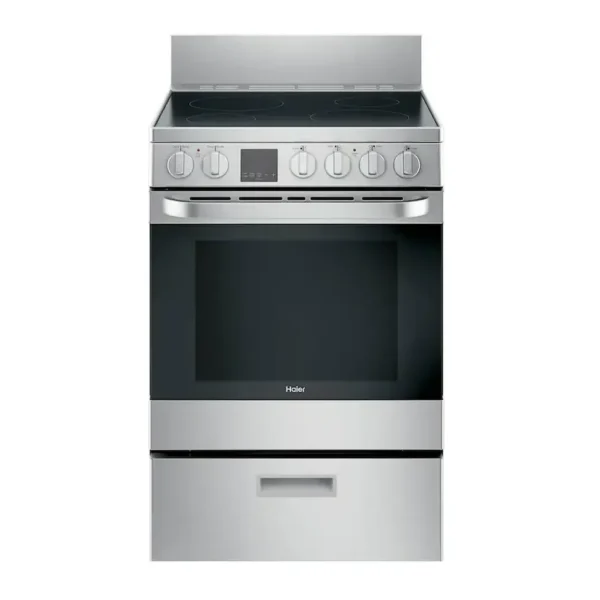 EditionSANI-QAS740RMSS-6303027-01 Haier QAS740RMSS - 24 in. Wide 4 Elements 2.9 Cu. Ft. Freestanding Electric Convection Range - Stainless Steel