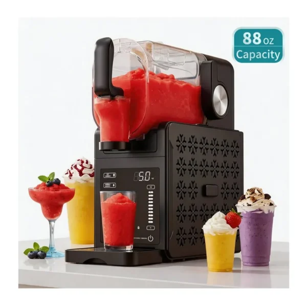 EditionSANI-QIDO-BBY-SC-EH04-BLK-3-12756302-01 QIDO 88-oz. Frozen Drink Maker with Five Presets – Black