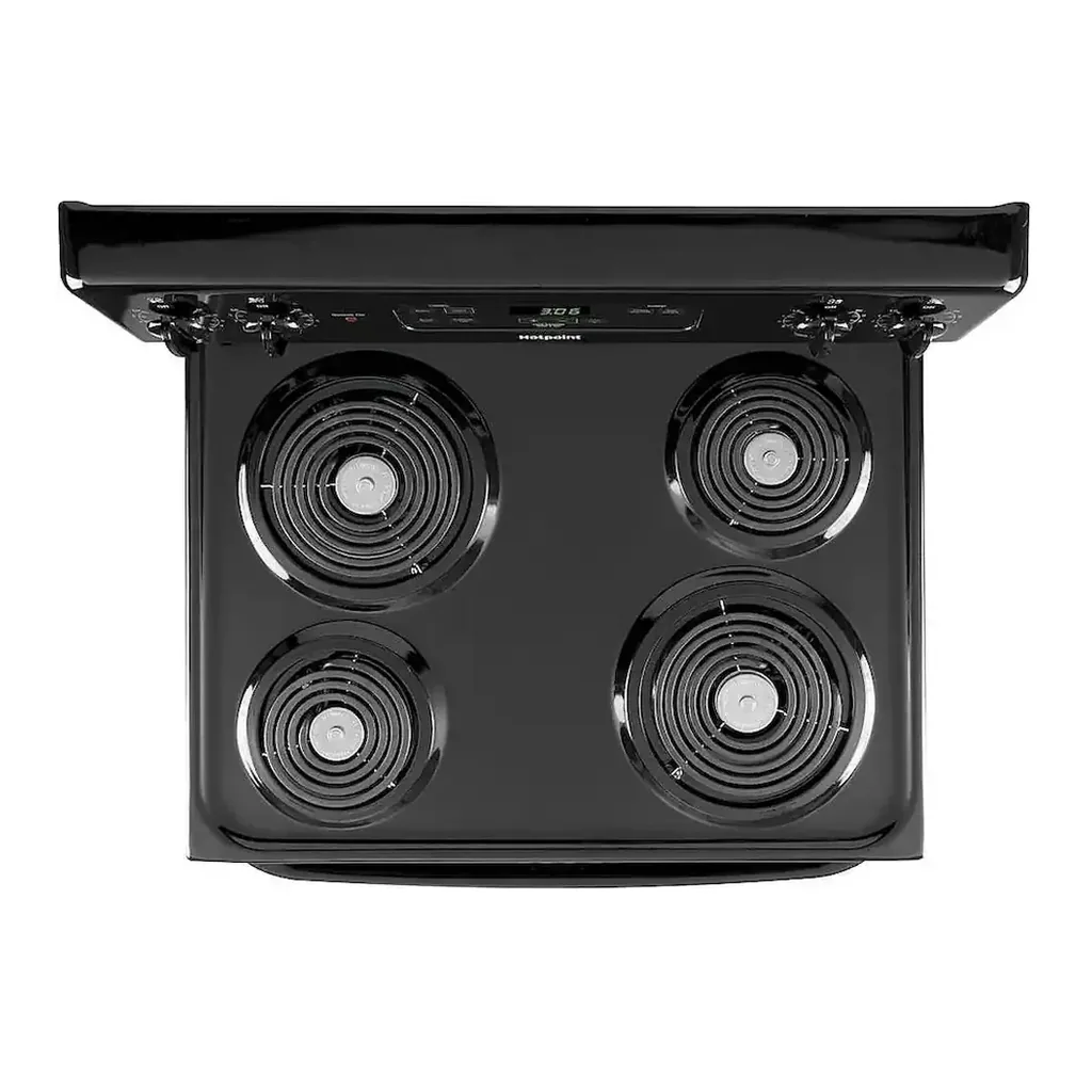 EditionSANI-RBS360DMBB-6488933-03 Hotpoint RBS360DMBB - 30 in. Wide 4 Element 5.0 Cu. Ft. Freestanding Electric Range - Black