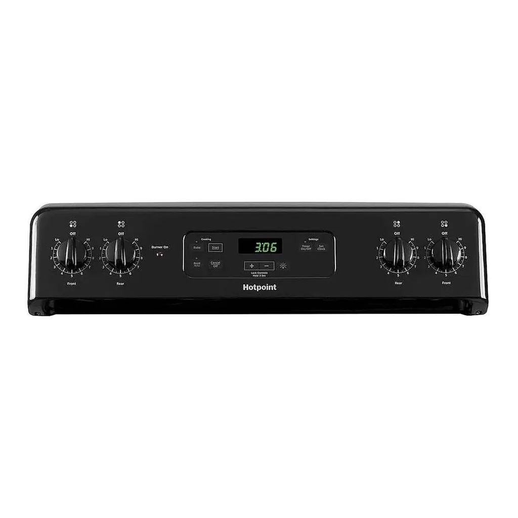 EditionSANI-RBS360DMBB-6488933-05 Hotpoint RBS360DMBB - 30 in. Wide 4 Element 5.0 Cu. Ft. Freestanding Electric Range - Black