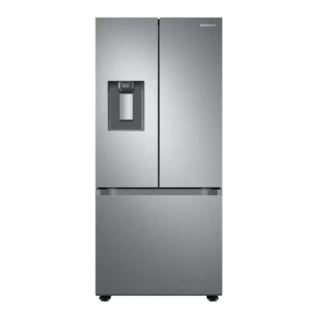 EditionSANI-RF22A4221SR-AA-6471965-01 Samsung - 30 in. Wide 22 cu. ft. 3-Door French Door Smart Refrigerator with External Water Dispenser - Stainless Steel