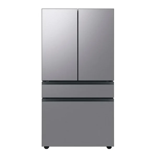 EditionSANI-RF23BB8600QLAA-6493492-01 Samsung - 36 in. Wide BESPOKE 23 cu. ft. 4-Door French Door Counter Depth Smart Refrigerator with Beverage Center - Stainless Steel