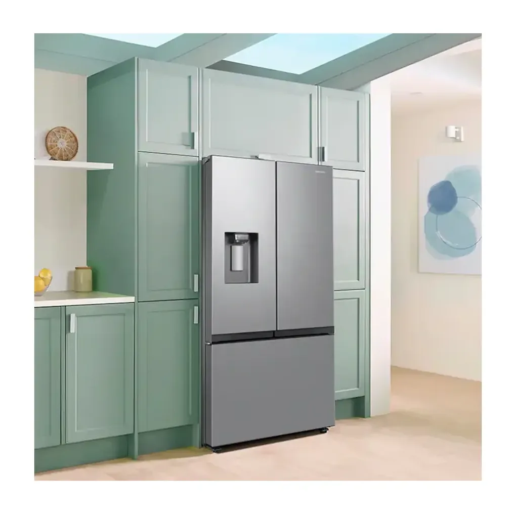 EditionSANI-RF27CG5B10SR-AA-6610984-02 Samsung RF27CG5B10SR/AA - 36 in. Wide 26 cu. ft. Mega Capacity Counter Depth 3-Door French Door Refrigerator with External Water and Ice Dispenser - Stainless Steel
