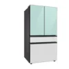 EditionSANI-RF29BB86004MAA-6493525-02 Samsung RF29BB86004MAA - 36 in. Wide BESPOKE 29 cu. ft 4-Door French Door Smart Refrigerator with Beverage Center - Morning Blue Glass