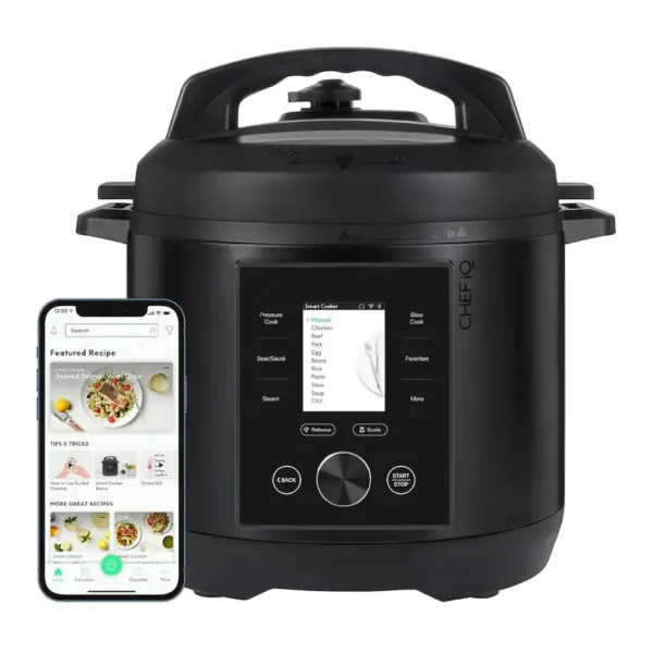 CHEF iQ - Multi-Function Smart Cooker w/ 10 Functions and Built-in Scale - Black – product image 1 CHEF iQ - Multi-Function Smart Cooker w/ 10 Functions and Built-in Scale - Black – product view 1
