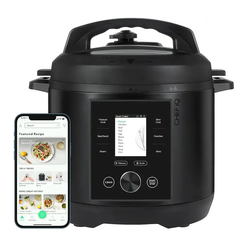 CHEF iQ - Multi-Function Smart Cooker w/ 10 Functions and Built-in Scale - Black – product image 1 CHEF iQ - Multi-Function Smart Cooker w/ 10 Functions and Built-in Scale - Black – product view 1
