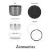 CHEF iQ - Multi-Function Smart Cooker w/ 10 Functions and Built-in Scale - Black – product image 6 CHEF iQ - Multi-Function Smart Cooker w/ 10 Functions and Built-in Scale - Black – product view 6
