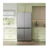 EditionSANI-RM80F23VMRAA-6615221-02 Samsung RM80F23VMRAA - 36 in. Wide Bespoke 23 cu. ft. Counter Depth 4-Door French Door Refrigerator with AI Hybrid Cooling - Stainless Steel