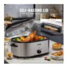 EditionSANI-RO2-10146464-03 VEVOR RO2 Electric Roaster Oven, 24 QT Turkey Roaster Oven with Self-Basting Lid, 1450W Roaster Oven with Defrost & Warm Function - Silver