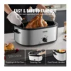 EditionSANI-RO2-10146464-05 VEVOR RO2 Electric Roaster Oven, 24 QT Turkey Roaster Oven with Self-Basting Lid, 1450W Roaster Oven with Defrost & Warm Function - Silver