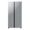 EditionSANI-RS23CB7600QL-AA-6529229-01 Samsung - 36 in. Wide BESPOKE Side-by-Side Counter Depth Smart Refrigerator with Beverage Center - Stainless Steel