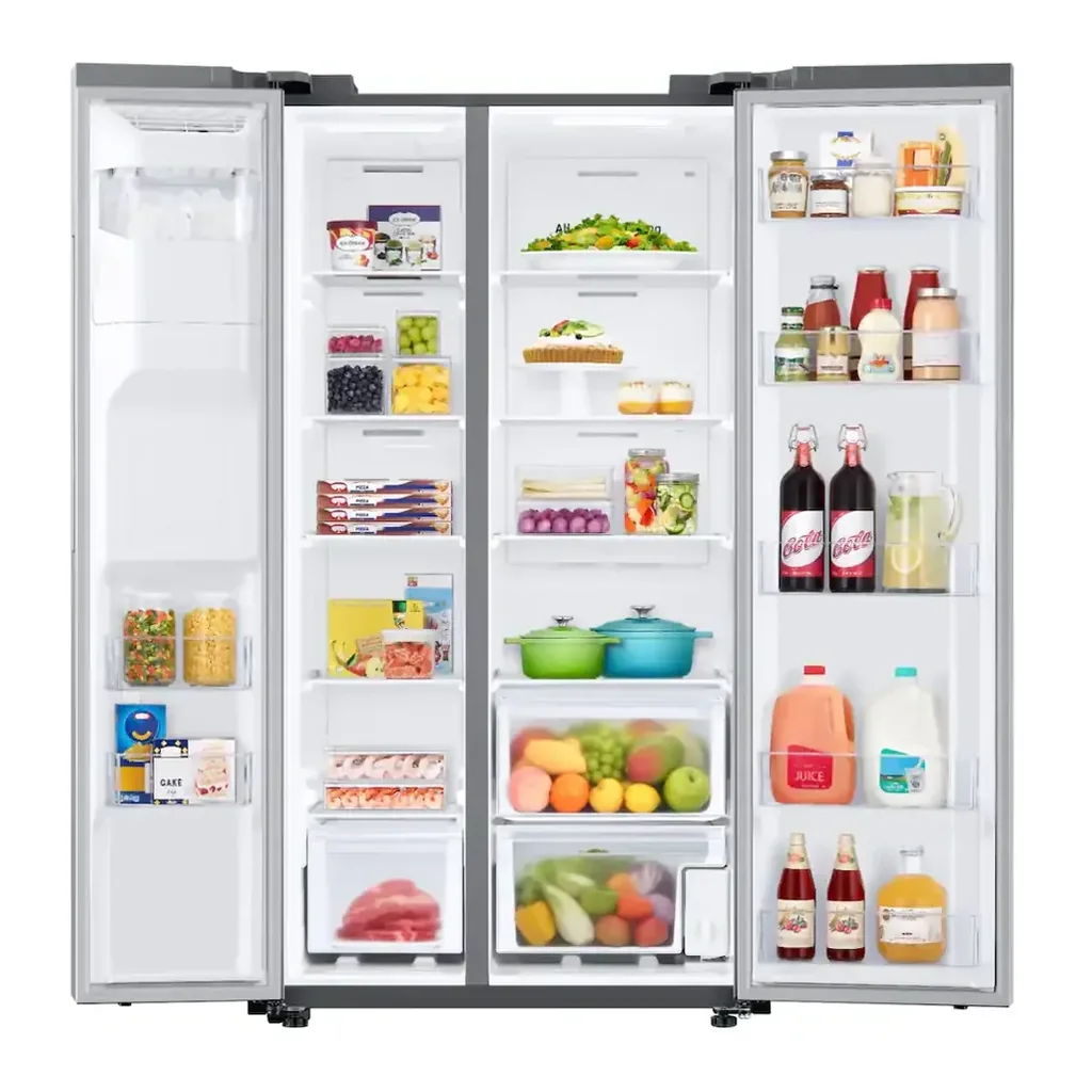 EditionSANI-RS27T5200SR-6397576-05 Samsung RS27T5200SR - 36 in. Wide 27.4 cu. ft. Side-by-Side Refrigerator with Large Capacity - Stainless Steel