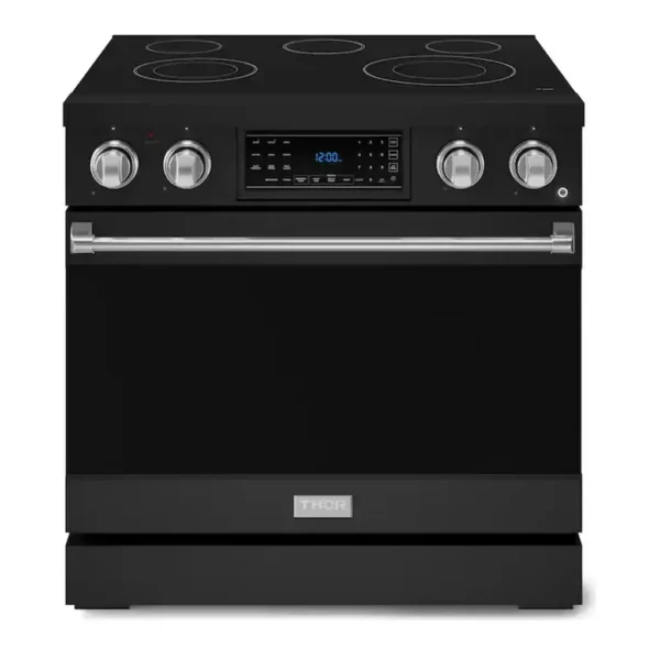 EditionSANI-RSE36B-SS-6615297-01 Thor Kitchen - 36 in. Wide 5 Elements Gordon Ramsay Series by Thor Kitchen 6.0 Cu.Ft Freestanding Electric Range
