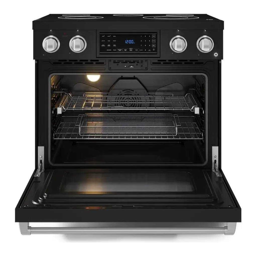 EditionSANI-RSE36B-SS-6615297-06 Thor Kitchen - 36 in. Wide 5 Elements Gordon Ramsay Series by Thor Kitchen 6.0 Cu.Ft Freestanding Electric Range