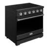 EditionSANI-RSE36PB-SS-6670699-03 Thor Kitchen RSE36PB-SS - 36 in. Wide 5 Elements Gordon Ramsay Series by Thor Kitchen 6.0 Cu.Ft Freestanding Electric Range with Stainless Handles - Black