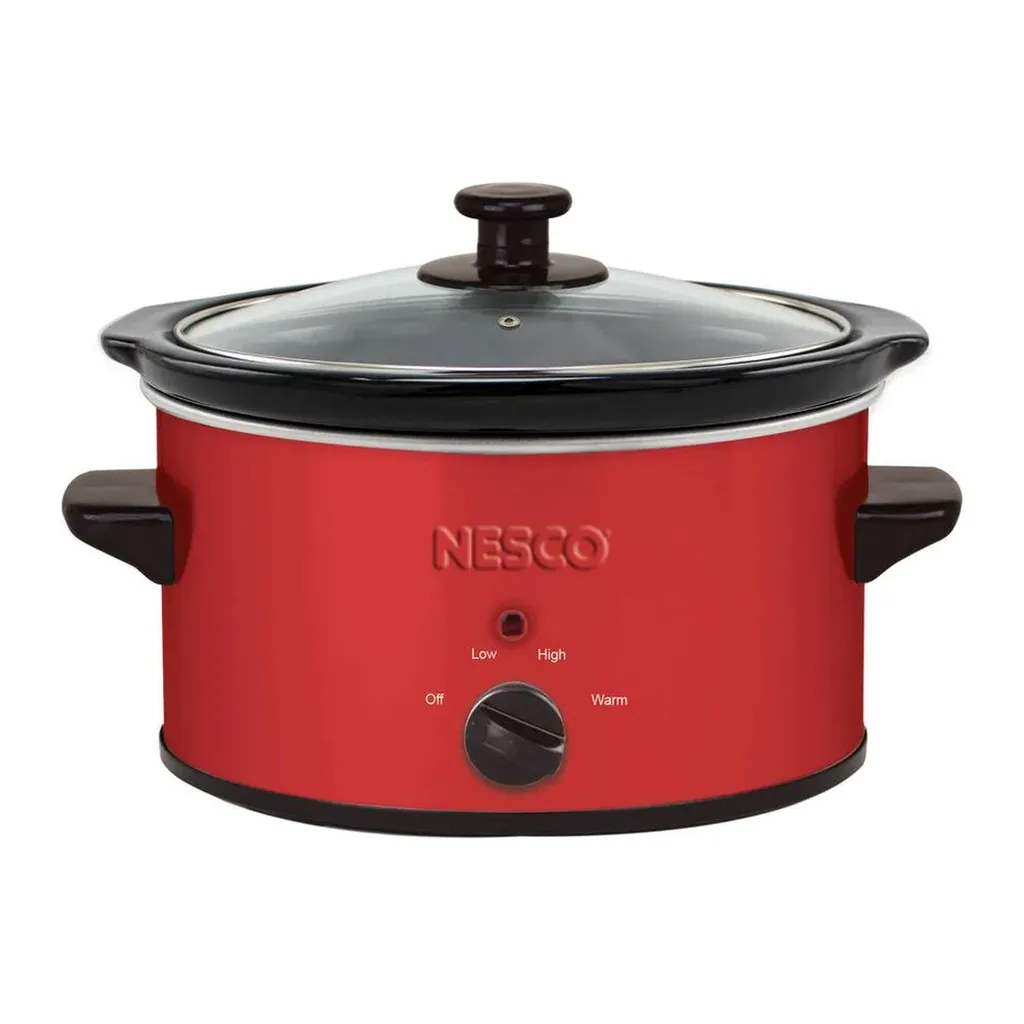 EditionSANI-SC-150R-10884718-04 Nesco - 1.5-Qt 120-Watt Metallic Slow Cooker - Red – product view 4