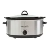 Crock-Pot - 7-Quart Oval Manual Slow Cooker - Stainless Steel – product image 1 Crock-Pot - 7-Quart Oval Manual Slow Cooker - Stainless Steel – product view 1