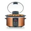 EditionSANI-SCX6-10184355-01 Euro Cuisine SCX6 Programmable Slow Cooker 6 Quart - Copper