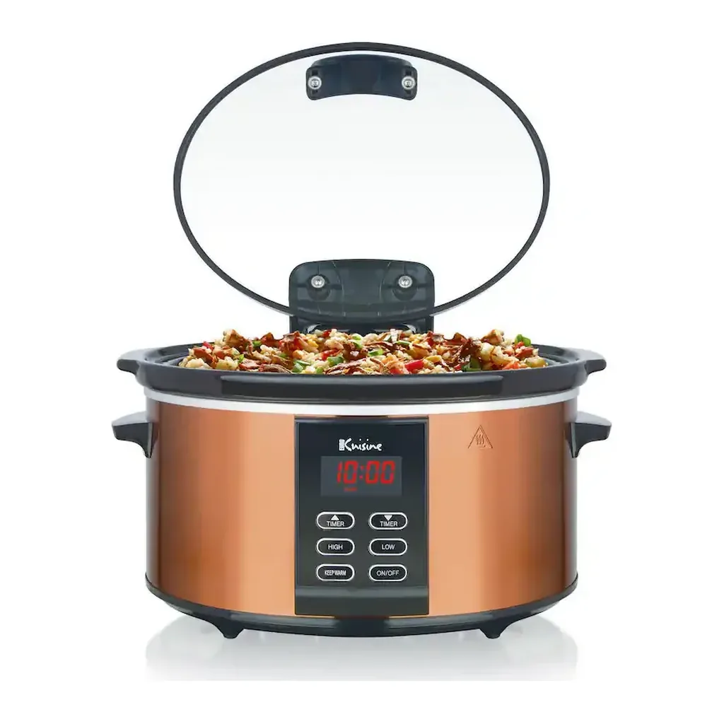 EditionSANI-SCX6-10184355-01 Euro Cuisine SCX6 Programmable Slow Cooker 6 Quart - Copper