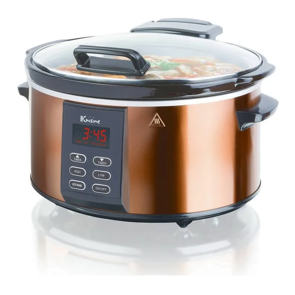 EditionSANI-SCX6-10184355-02 Euro Cuisine SCX6 Programmable Slow Cooker 6 Quart - Copper