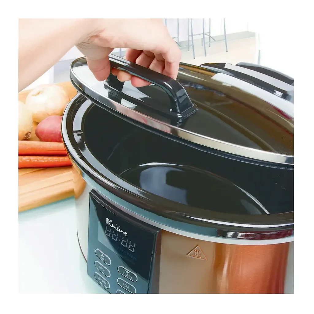 EditionSANI-SCX6-10184355-04 Euro Cuisine SCX6 Programmable Slow Cooker 6 Quart - Copper