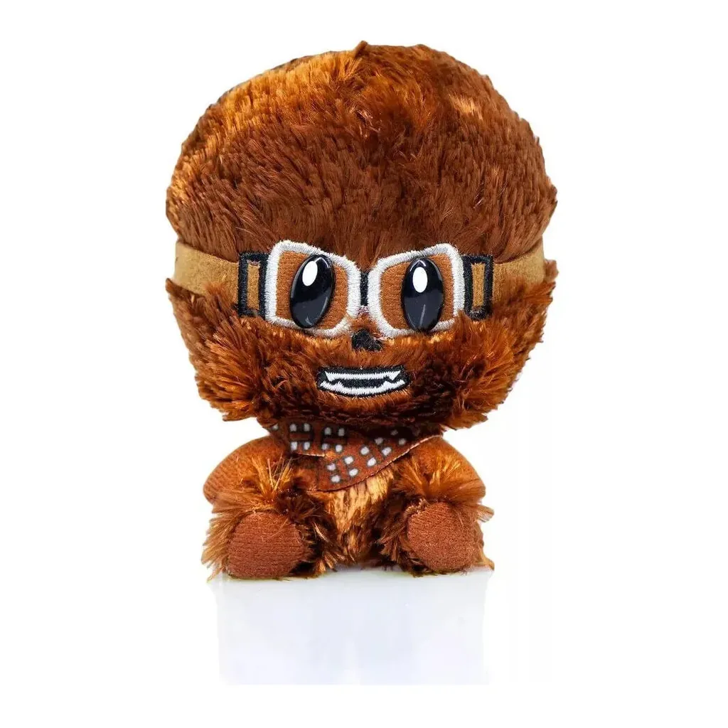 EditionSANI-STAR WARS-ML-314090-01 Star Wars SuperBitz SW10542 Chewbacca with Goggles 4-Inch Plush, Brown