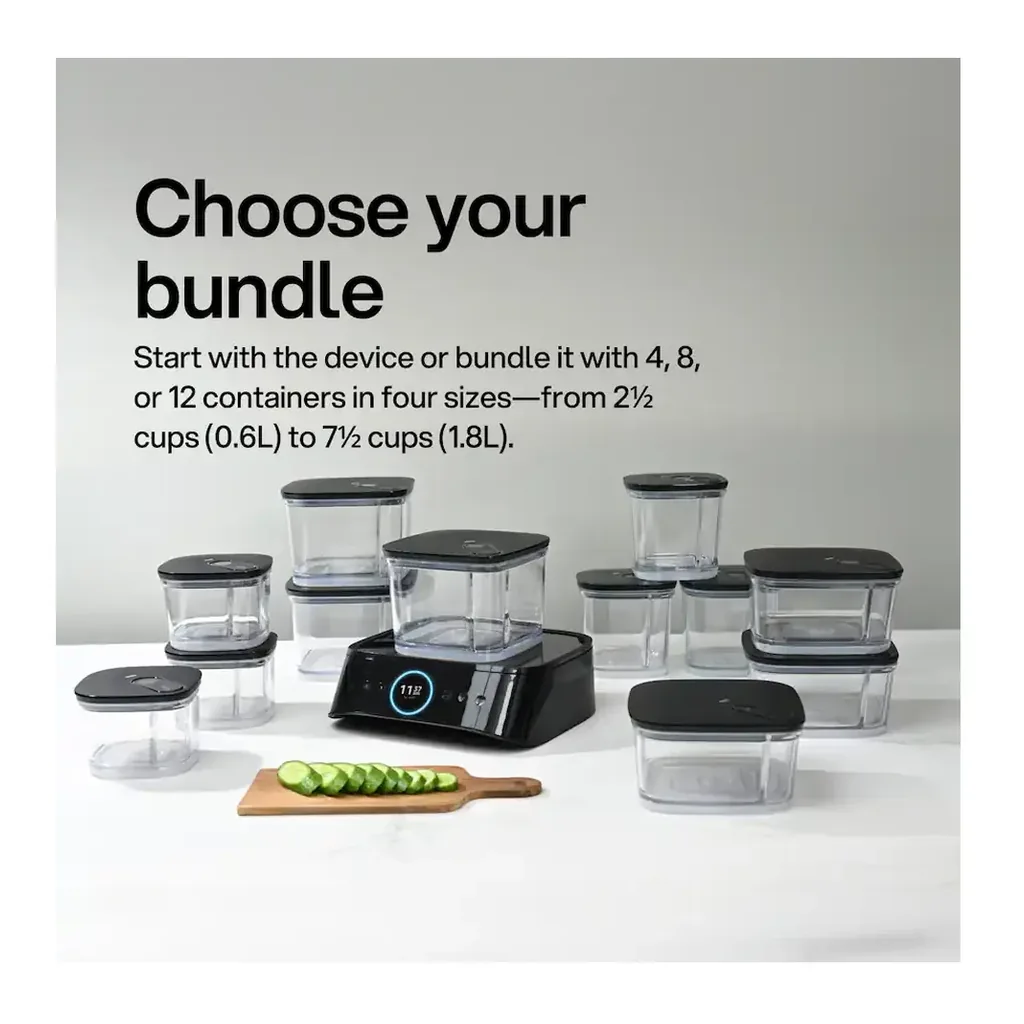 EditionSANI-Silo-Deep-Vacuum-Food-Storage-System-with-10-Containers-Built-In-Scale-and-Alexa-Black-12971423-06 Silo Deep Vacuum Food Storage System with 10 Containers, Built-In Scale and Alexa — Black