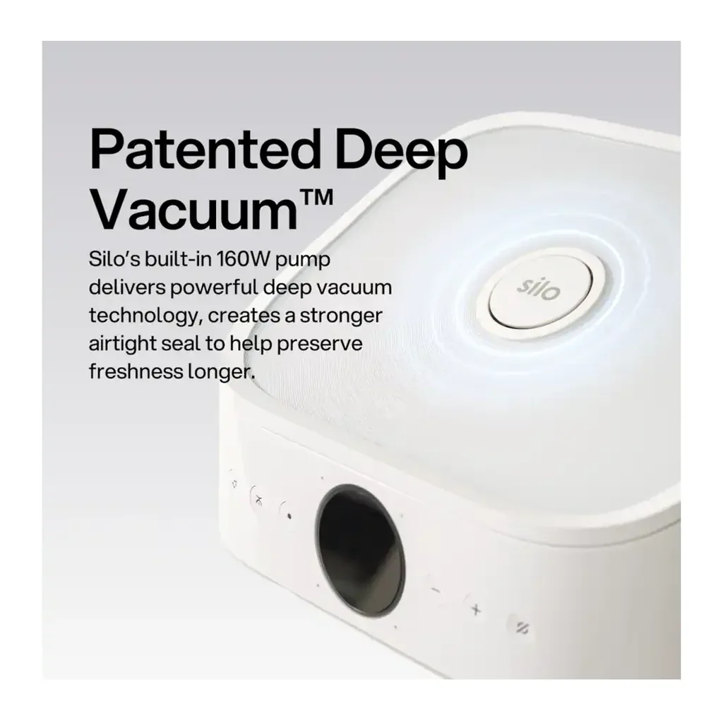 EditionSANI-Silo-Deep-Vacuum-Food-Storage-System-with-24-Containers-Built-In-Scale-and-Alexa-White-12971516-09 Silo Deep Vacuum Food Storage System with 24 Containers, Built-In Scale and Alexa — White