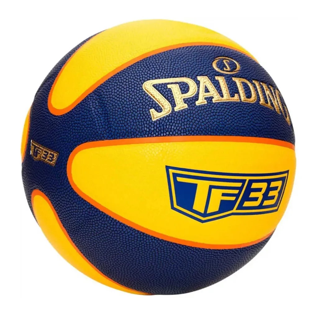 EditionSANI-Spalding-ML-306829-04 Spalding TF-33 Gold Composite Basketball, Size 6