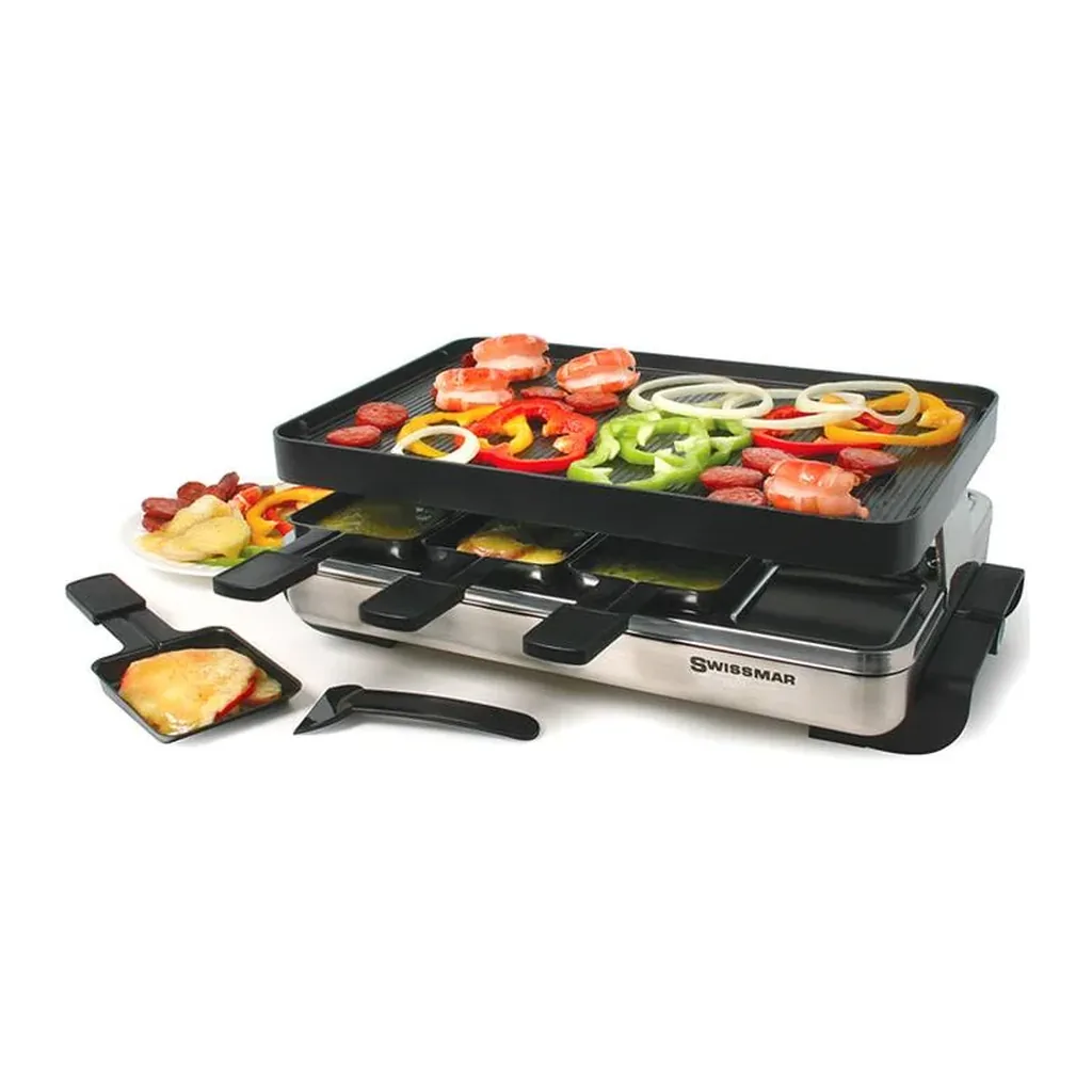 EditionSANI-Swissmar-KF-77080-12832348-01 Swissmar KF-77080 Stelvio 8-Person Raclette Grill