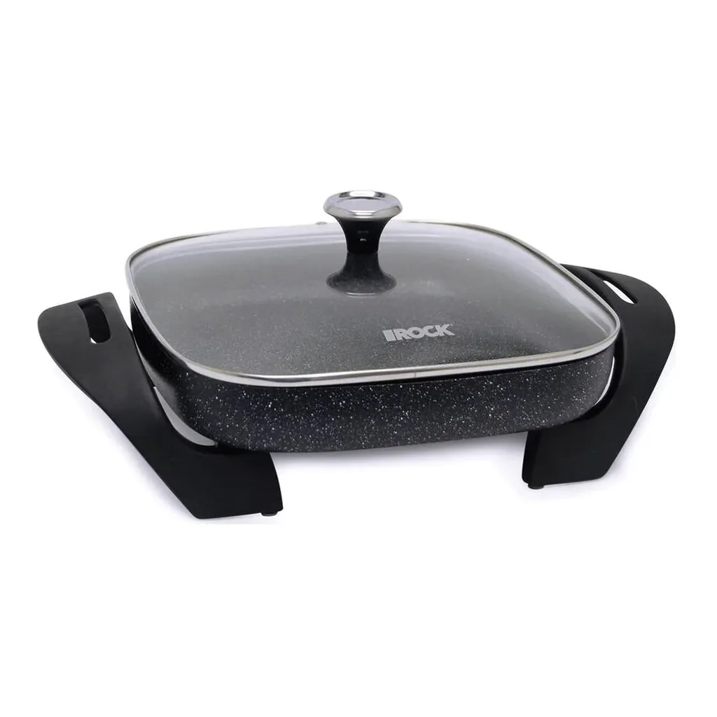 EditionSANI-THE-ROCK-by-Starfrit-024400-002-0001-11456049-01 THE ROCK by Starfrit 024400-002-0001 12-Inch Electric Skillet