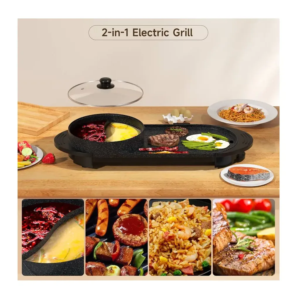 EditionSANI-Topteng-H047-001-12324290-05 Topteng H047-001 Electric Hot Pot and Grill
