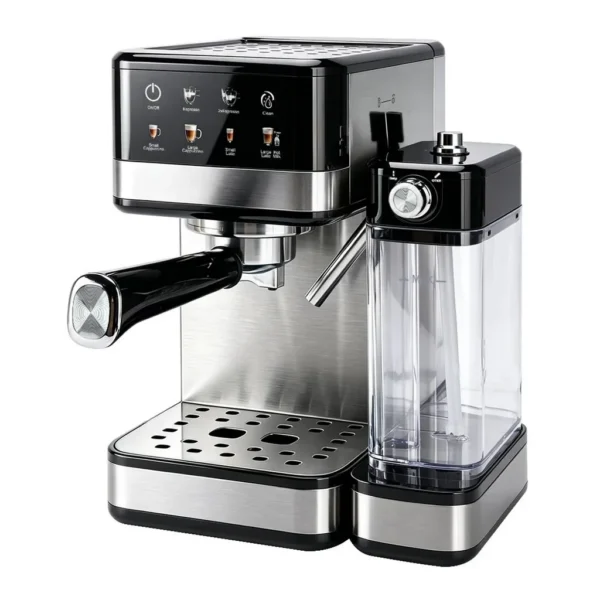 EditionSANI-Topteng-H128-A001-US-13088290-01 Topteng 20-Bar Espresso Machine with Automatic Milk Frother – Silver