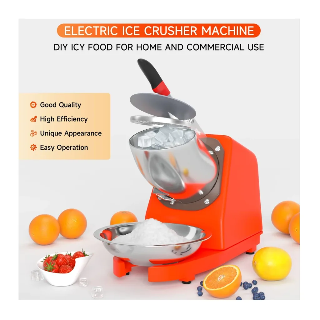 EditionSANI-Topteng-I036-A002-12831008-02 Topteng I036-A002 300W Electric Ice Shaver – Orange