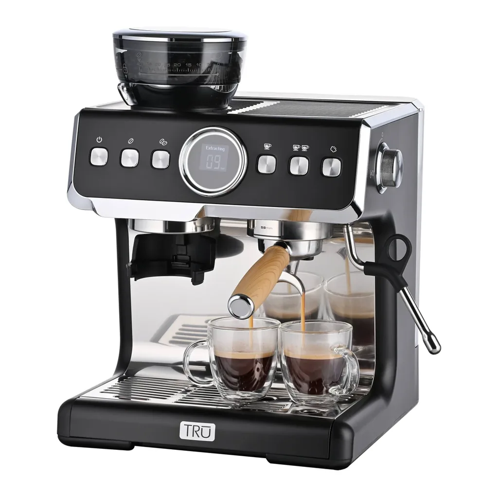EditionSANI-Tru-CM-201B-12734272-01 TRU CM-201B Espresso Machine with Grinder – Black