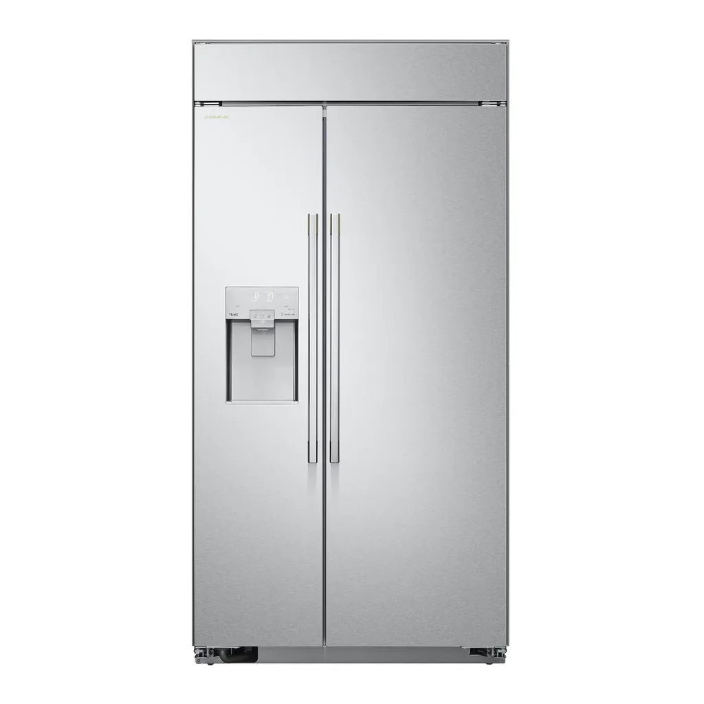 EditionSANI-US26WBB92S-6680309-01 LG US26WBB92S - SIGNATURE 42-in Wide 25.6 Cu. Ft. Side-by-Side Built-In Smart Refrigerator with Pro-Style Design - Stainless Steel