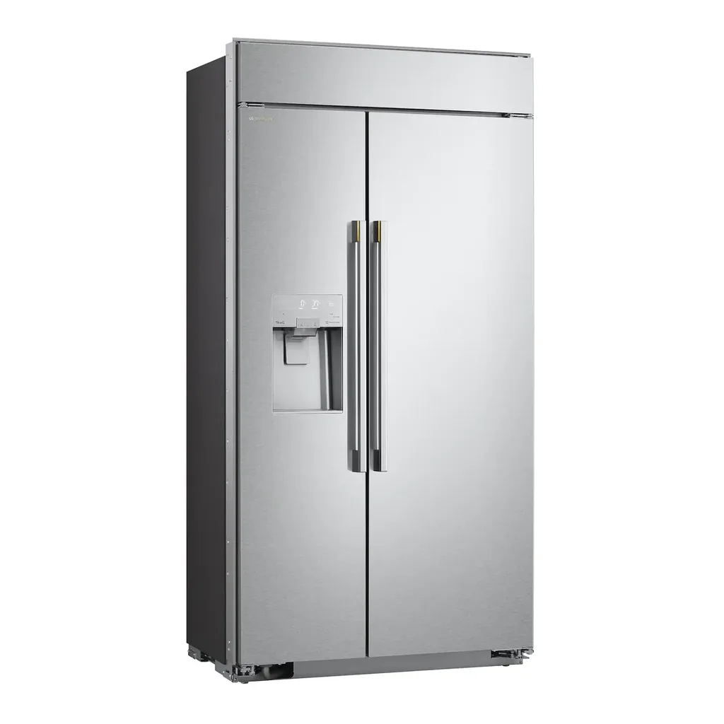 EditionSANI-US26WBB92S-6680309-02 LG US26WBB92S - SIGNATURE 42-in Wide 25.6 Cu. Ft. Side-by-Side Built-In Smart Refrigerator with Pro-Style Design - Stainless Steel