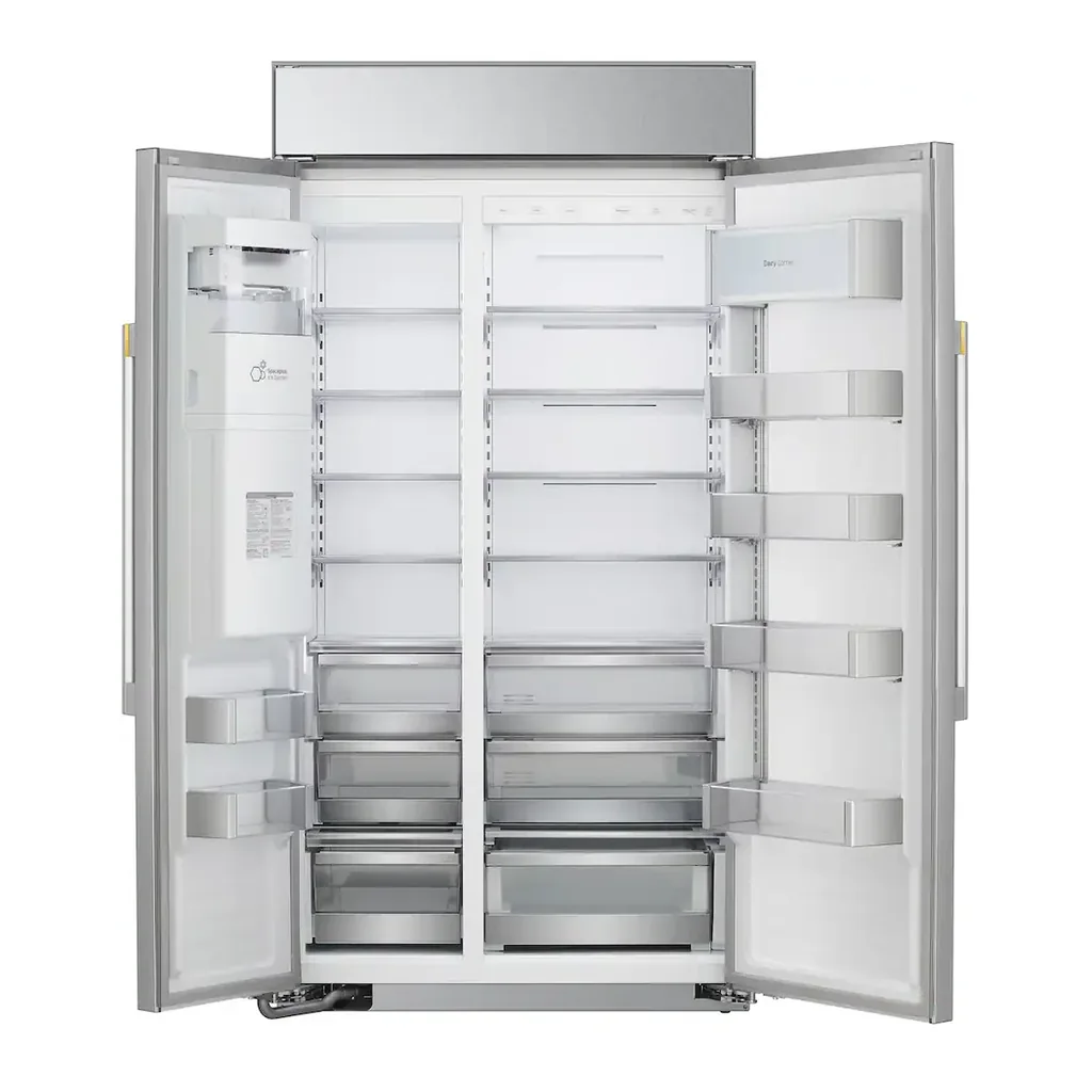 EditionSANI-US26WBB92S-6680309-05 LG US26WBB92S - SIGNATURE 42-in Wide 25.6 Cu. Ft. Side-by-Side Built-In Smart Refrigerator with Pro-Style Design - Stainless Steel