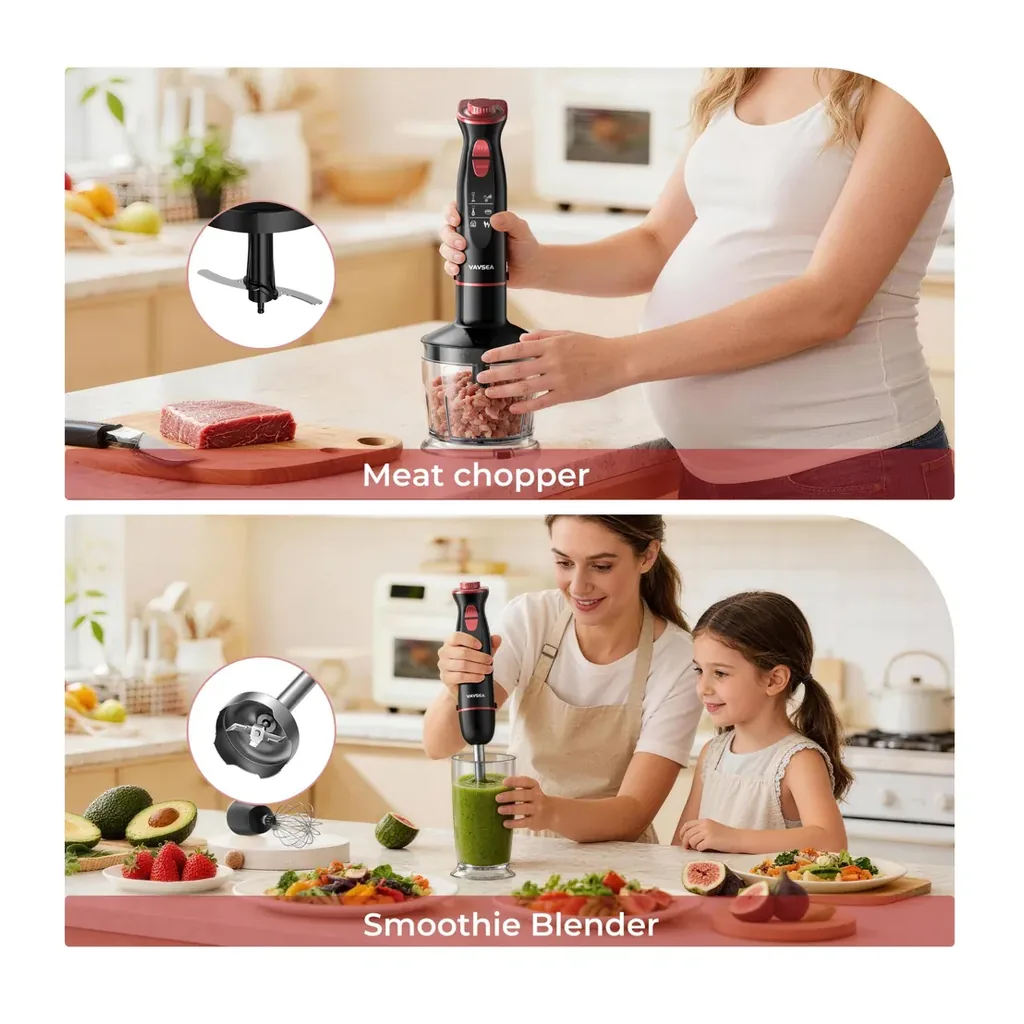 EditionSANI-VAVSEA-HB-2076A6-Black-B-11366702-04 VAVSEA HB-2076A6 5-in-1 Immersion Blender Set – Black