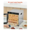 EditionSANI-VEVOR-FD-1018-1000W-Food-Dehydrator-with-10-Stainless-Steel-Trays-Silver-13087537-04 VEVOR FD-1018 1000W Food Dehydrator with 10 Stainless Steel Trays — Silver