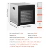 EditionSANI-VEVOR-FD-1018-1000W-Food-Dehydrator-with-10-Stainless-Steel-Trays-Silver-13087537-07 VEVOR FD-1018 1000W Food Dehydrator with 10 Stainless Steel Trays — Silver