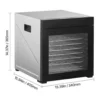EditionSANI-VEVOR-FD-1018-1000W-Food-Dehydrator-with-10-Stainless-Steel-Trays-Silver-13087537-08 VEVOR FD-1018 1000W Food Dehydrator with 10 Stainless Steel Trays — Silver