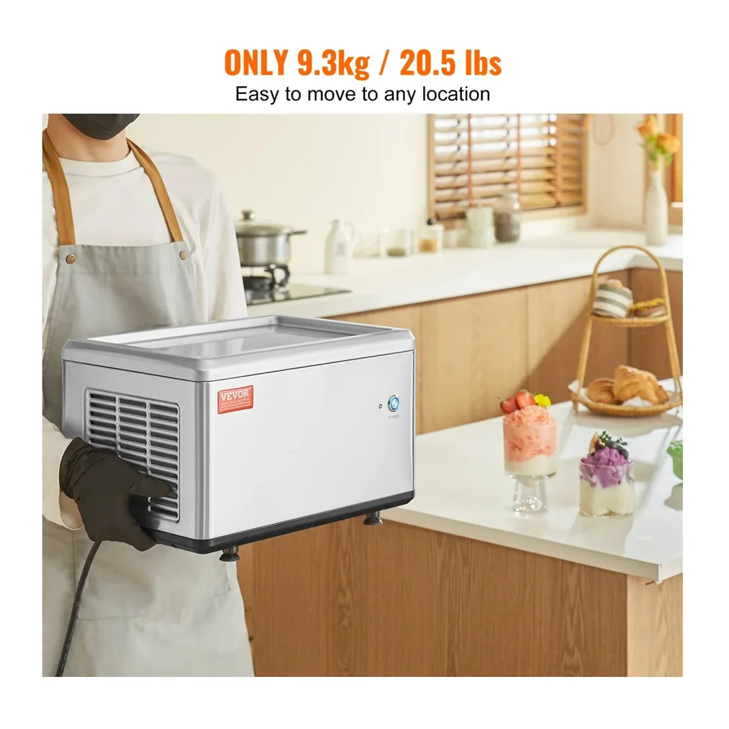 EditionSANI-VEVOR-ICR2450-10755893-05 VEVOR ICR2450 Compressor Rolled Ice Cream Maker – Silver