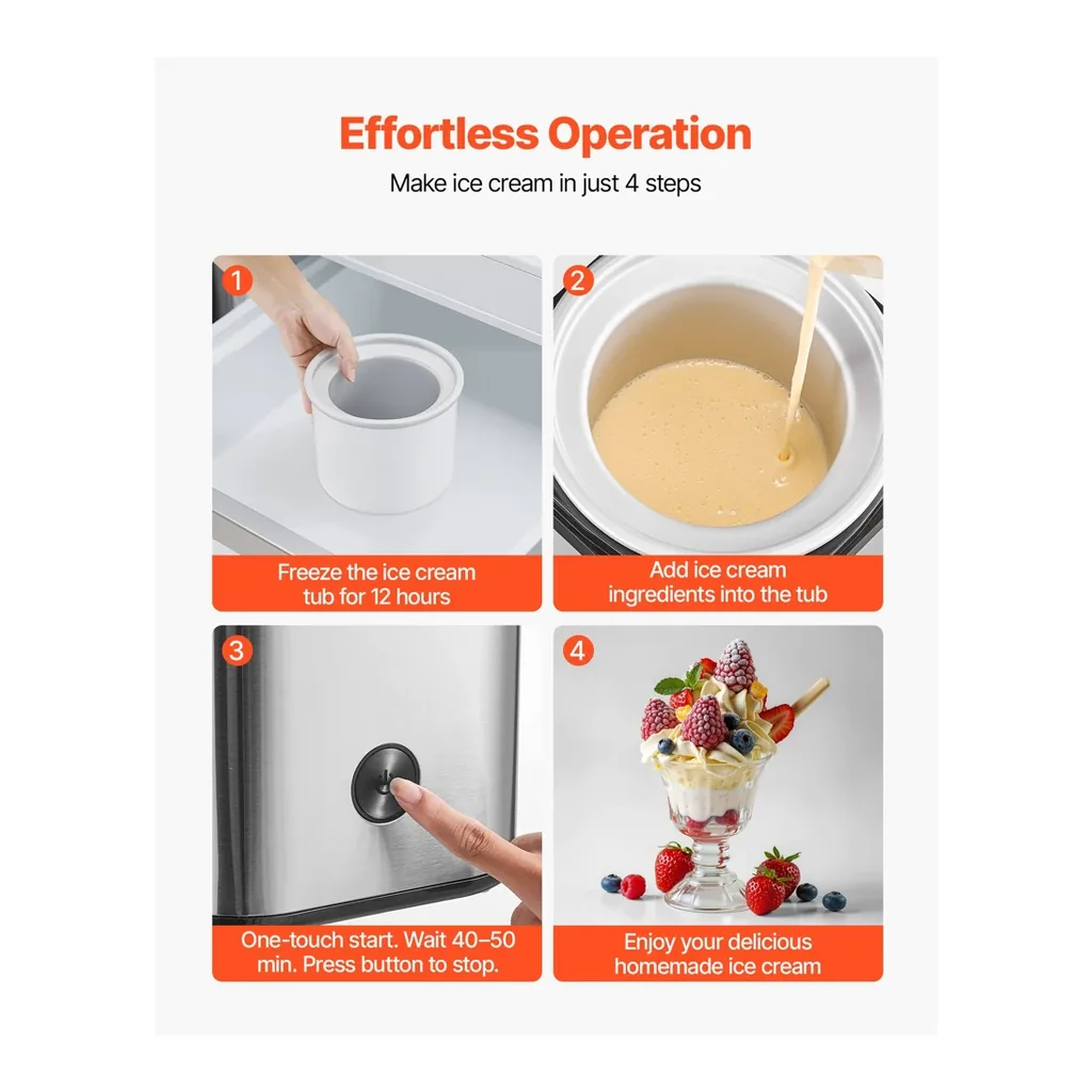 EditionSANI-VEVOR-IE2012-UL-11134370-05 VEVOR IE2012-UL 2.11-Qt. Ice Cream Maker – Silver