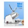 EditionSANI-VEVOR-WF-A109-10139820-03 VEVOR WF-A109 2-Blade Electric Ice Crusher, 143 lbs./hr. – Silver