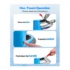 EditionSANI-VEVOR-WF-A168-10139787-04 VEVOR WF-A168 4-Blade Electric Ice Crusher, 220 lbs./hr. – Blue
