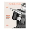 EditionSANI-VEVOR-ZB-2002M-12131047-06 VEVOR ZB-2002M Snowflake Ice Maker, 44 lbs./Day – Black