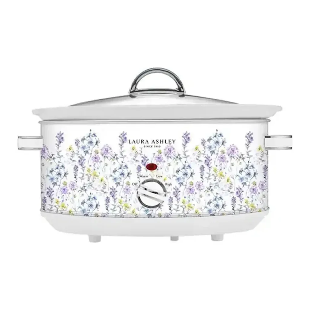EditionSANI-VQSLWC6LLAWM-12613202-01 Laura Ashley VQSLWC6LLAWM 6.5L Slow Cooker - Wild Meadow