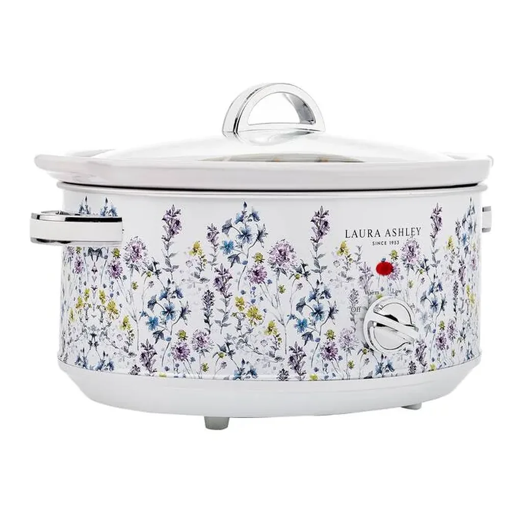 EditionSANI-VQSLWC6LLAWM-12613202-06 Laura Ashley VQSLWC6LLAWM 6.5L Slow Cooker - Wild Meadow