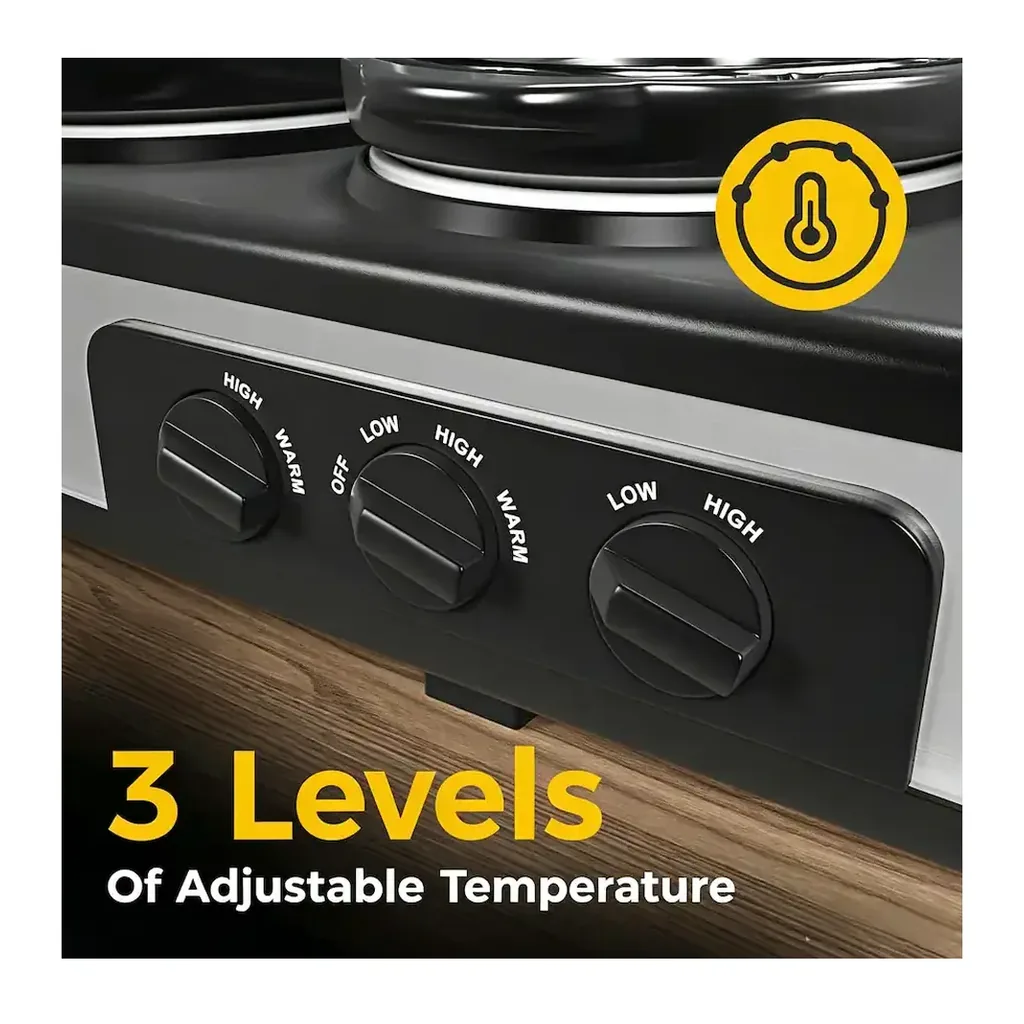 Forest'nSky - Triple Slow Cooker with 3 x 1.5 QT Removable Ceramic Pots,3 Temperature Settings - Silver – product image 6 Forest'nSky - Triple Slow Cooker with 3 x 1.5 QT Removable Ceramic Pots,3 Temperature Settings - Silver – product view 6